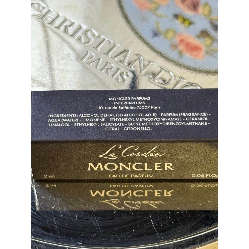 MONCLER - La cordee eau de perfum 2 ml - Bundle of 2 Boxes - NEW in BOX - Picture 2 of 3